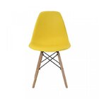 Conjunto Mesa Com Tampo De Vidro Araçá Com 4 Cadeiras Eiffel