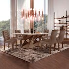 Conjunto Mesa Com Vidro E 6 Cadeiras 170cmx90cm Barcelona Yes