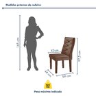 Conjunto Mesa Com Vidro E 6 Cadeiras 170cmx90cm Barcelona Yes