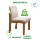 Conjunto Mesa Dallas 160cm E 6 Cadeiras Mônaco Yescasa Castan