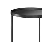 Conjunto Mesa De Apoio E Lateral Espelhada Preto - D'rossi