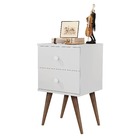 Conjunto Mesa De Cabeceira E Cômoda Candy Branco - Mania De M