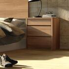 Conjunto Mesa De Cabeceira Hamilton Noce