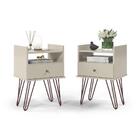 Conjunto Mesa De Cabeceira Monet Off White