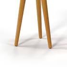 Conjunto Mesa De Canto Pe Palito 45x60 Altura Tripe Redonda M