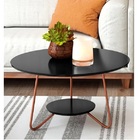 Conjunto Mesa De Centro E Apoio Liz Preto – Ej Móveis