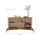 Conjunto Mesa De Centro E Buffet Rogers Off White Nature