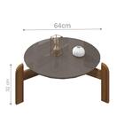 Conjunto Mesa De Centro E Cristaleira Kast Cinza E Cedro