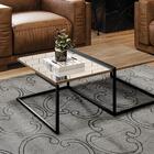 Conjunto Mesa De Centro E Mesas Laterais Taiwan Demolição Pre