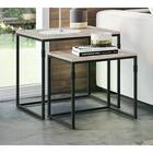 Conjunto Mesa De Centro Estilo Industrial Parati Nb Milani St