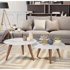 Conjunto Mesa De Centro Evie Branco