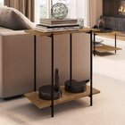 Conjunto Mesa De Centro Mesa Lateral E Aparador Tube Industri