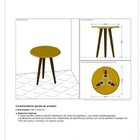 Conjunto Mesa De Centro, Mesa Lateral E Mesa De Apoio Vintage