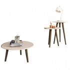 Conjunto Mesa De Centro, Mesa Lateral E Mesa De Apoio Vintage