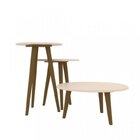 Conjunto Mesa De Centro, Mesa Lateral E Mesa De Apoio Vintage