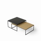 Conjunto Mesa De Centro Minori Maiori 35cm X 65cm X 90 Cm Nat