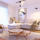 Conjunto Mesa De Centro Nezuko Base Cobre Tampo Off White G29