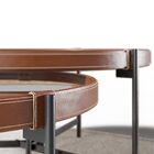 Conjunto Mesa De Centro Nezuko Base Grafite Tampo Nature G29