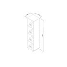 Conjunto Mesa De Centro Rack Com Nicho Para Tv De Até 50 Pole