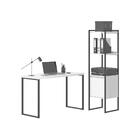 Conjunto Mesa De Computador E Armario Jessica Branco