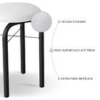 Conjunto Mesa De Cozinha Prattica Industrial 90cm Com 2 Banqu