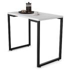 Conjunto Mesa De Cozinha Prattica Industrial 90cm Com 2 Banqu