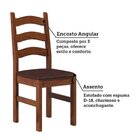 Conjunto Mesa De Jantar 103cm Redonda E 4 Cadeiras Estofadas