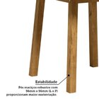 Conjunto Mesa De Jantar 103cm Redonda E 4 Cadeiras Estofadas