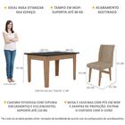 Conjunto Mesa De Jantar 120 Cm Com 4 Cadeiras Tokio Multimóve