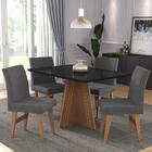 Conjunto Mesa De Jantar 136 Cm Com 4 Cadeiras Denver Multimóv