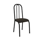 Conjunto Mesa De Jantar 136cm Miami Com 4 Cadeiras Madri Pret