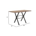 Conjunto Mesa De Jantar 136cm Miami Com 4 Cadeiras Santiago P
