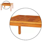 Conjunto Mesa De Jantar 1 4x1 4 M 8 Cadeiras Madri Madeira