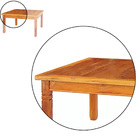 Conjunto Mesa De Jantar 1 4x1 4 M 8 Cadeiras Madri Madeira