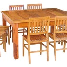 Conjunto Mesa De Jantar 1 5x1 5m 8 Cadeiras Madri Madeira Mac