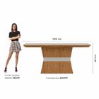 Conjunto Mesa De Jantar 6 Cadeiras Nairóbi Cinam/off Whi/marr