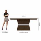 Conjunto Mesa De Jantar 6 Cadeiras Nairóbi Imbuia/off Whi/ter