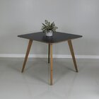 Conjunto Mesa De Jantar Alice Quadrada 90x90 Cm E 4 Cadeiras