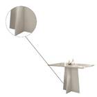 Conjunto Mesa De Jantar Ana 120cm  E 4 Cadeiras Amanda Off Wh