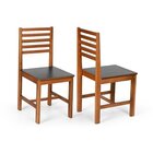 Conjunto Mesa De Jantar Camile 135x80 Cm E 6 Cadeiras Luna As