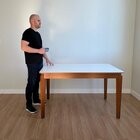 Conjunto Mesa De Jantar Camile 135x80 Cm E 6 Cadeiras Luna Es