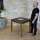 Conjunto Mesa De Jantar Camile Quadrada E 4 Cadeiras Luna Ass