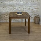 Conjunto Mesa De Jantar Camile Quadrada E 4 Cadeiras Luna Ass