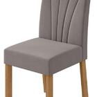 Conjunto Mesa De Jantar Celebrare 1,20 C/ Vidro E 4 Cadeiras