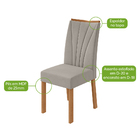 Conjunto Mesa De Jantar Celebrare 1,20 C/ Vidro E 4 Cadeiras