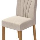 Conjunto Mesa De Jantar Celebrare 1,20 Com Vidro E 4 Cadeiras