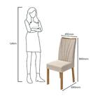 Conjunto Mesa De Jantar Celebrare 1,20 Com Vidro E 4 Cadeiras