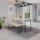 Conjunto Mesa De Jantar Com 1 Banco Estilo Industrial Active