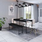Conjunto Mesa De Jantar Com 1 Banco Estilo Industrial Active