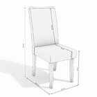 Conjunto Mesa De Jantar Copaíba Com 6 Cadeiras Nogueira/preto